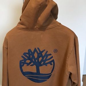 Kith timberland hoodie brown size xxl